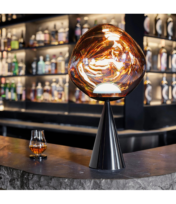 Tom Dixon  Fat Cone Tafellamp LED zwart voet