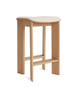 Chisel 30 Bar Stool Low upholstered H65