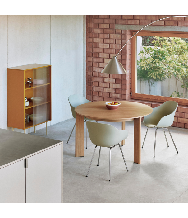 Hay  Compass Floor Lamp brushed aluminium