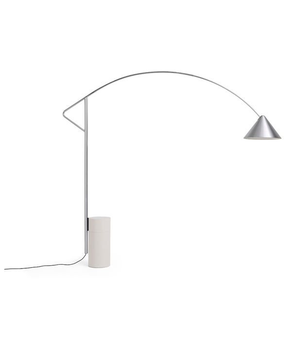 Hay  Compass Vloerlamp geborsteld aluminium