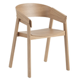 Cover Dining Chair with armrest oak