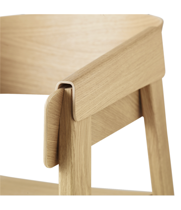 Muuto Cover Eetkamerstoel met armleuning eiken