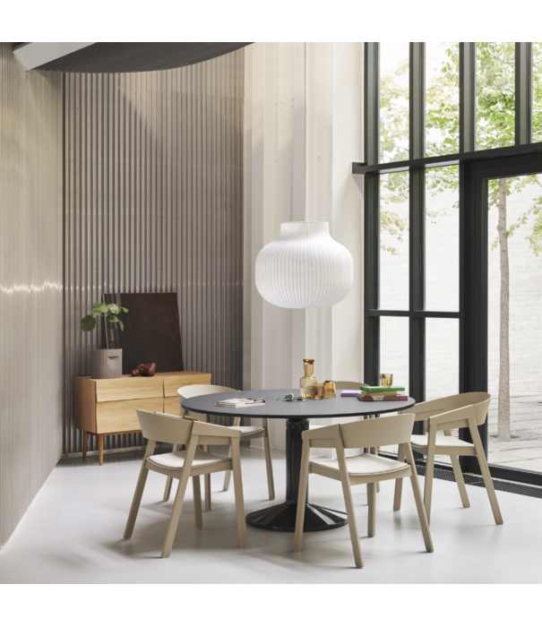 Muuto Cover Dining Chair with armrest oak
