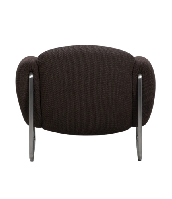Wendelbo Odette Lounge Chair Kumo 380 brown, steel base
