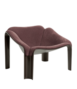 F300 Lounge Chair Alpaca Alto, brown base
