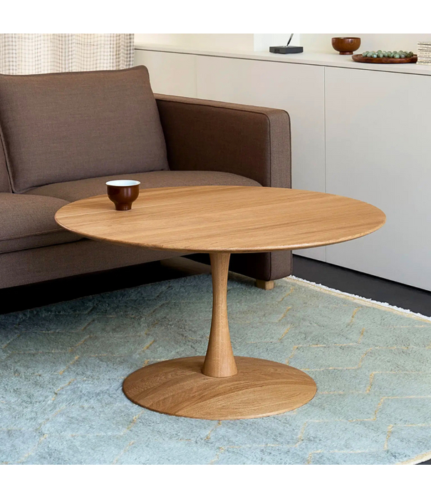 Fredericia  ND114 Trisse Salontafel massief eiken Ø90