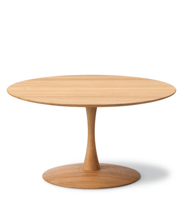 Fredericia  ND114 Trisse Salontafel massief eiken Ø90
