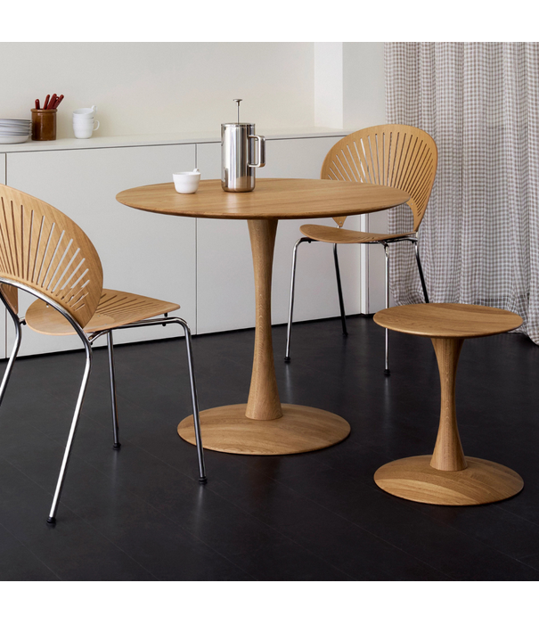Fredericia  ND114 Trisse Salontafel massief eiken Ø90