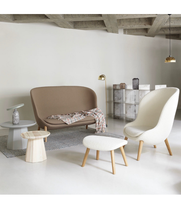 Normann Copenhagen  Hyg Lounge Chair high back, oak legs - Sale
