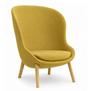 Hyg Lounge Chair high back, oak legs - Sale