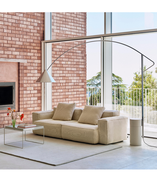 Hay  Compass Floor Lamp brushed aluminium