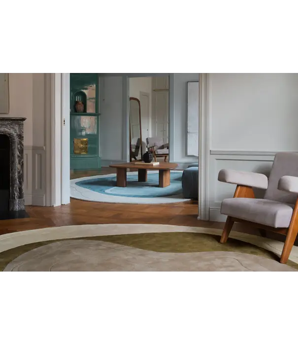Layered  Lozza Wool Rug
