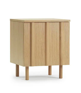 Rib Bedside Table oak