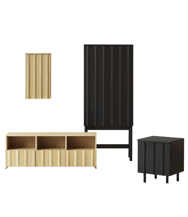 Normann Copenhagen  Rib Nachtkastje eiken
