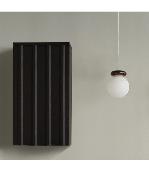 Normann Copenhagen  Rib Nachtkastje zwart eiken