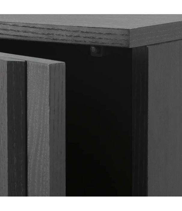 Normann Copenhagen  Rib Cabinet High soft black
