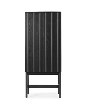 Rib Cabinet High soft black