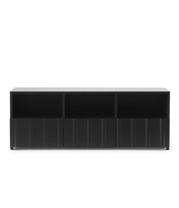Normann Copenhagen  Rib Dressoir Low Hybrid soft black oak