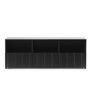 Rib Dressoir Low Hybrid soft black oak