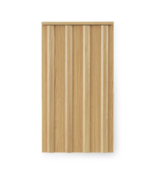 Rib Wall Cabinet oak