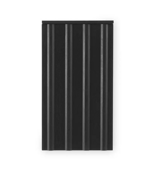 Rib Wall Cabinet soft black oak