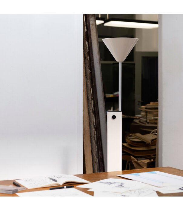 Hay  Twist Floor Lamp Cream white