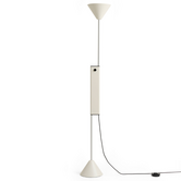 Twist Floor Lamp cream white