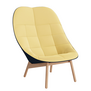 Uchiwa Quilted Lounge Stoel voorkant Relate 431, Osumi 32