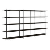 Formal System Stellingkast bruin eiken, zwart frame