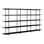 Formal System Stellingkast bruin eiken, zwart frame