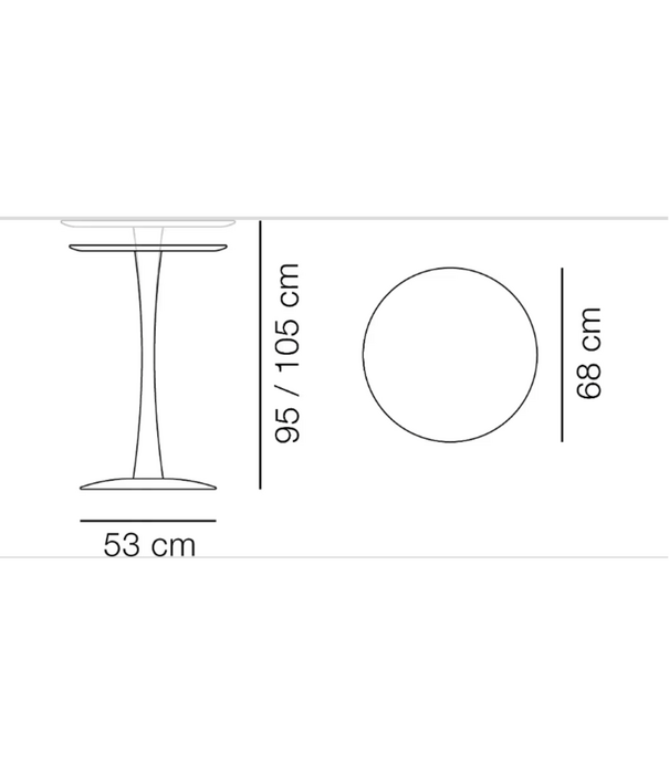 Fredericia  ND108 Trisse Bartafel eiken