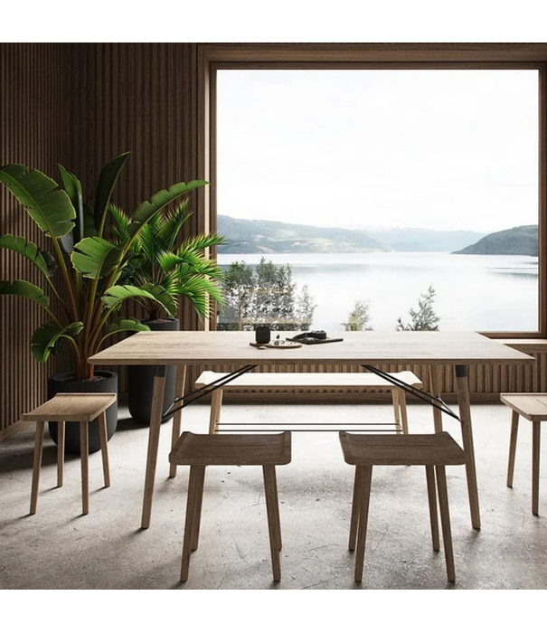 Ekta Living Scala Dining Table oak
