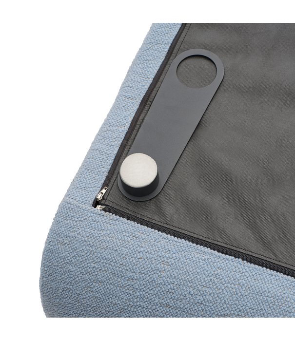 Muuto Coltre Modular Sofa 3 zitter, config 4, Turf sand