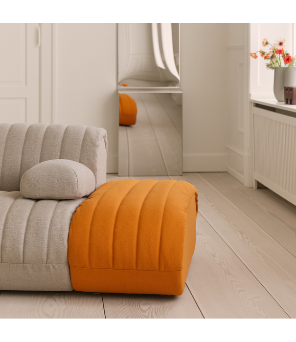 Muuto Coltre Modular Sofa 3 seater, config 4, Turf sand