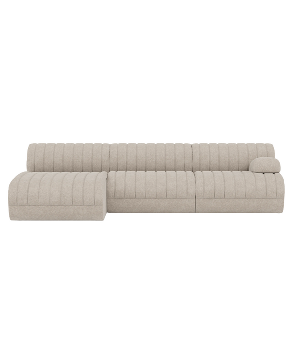 Muuto Coltre Modular Sofa 3 zitter, config 3, Turf sand