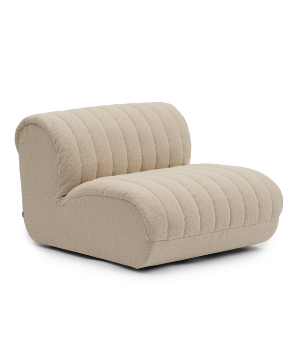 Muuto Coltre Modular Sofa 3 zitter, config 2, Turf sand