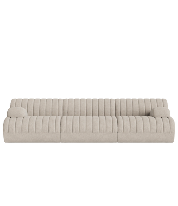 Muuto Coltre Modular Sofa 3 seater, config 2, Turf sand
