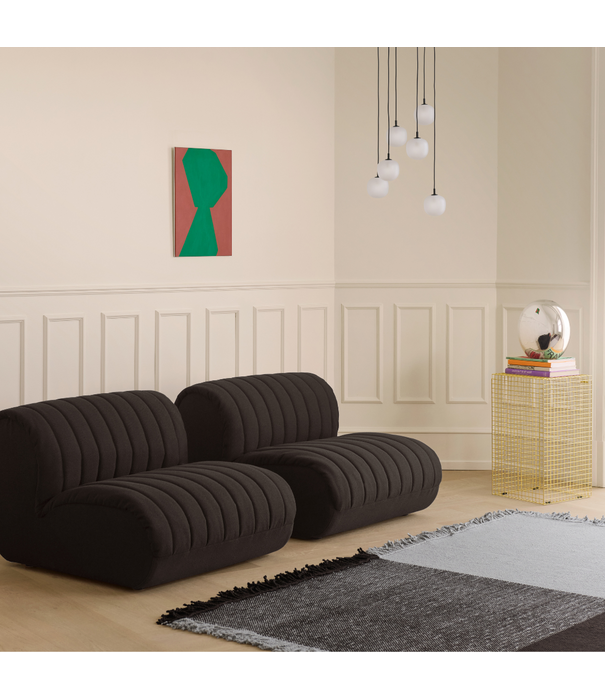 Muuto Coltre Modular Sofa 3 zitter, config 1, Turf sand