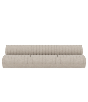 Coltre 3 seater Sofa config. 1, Turf sand