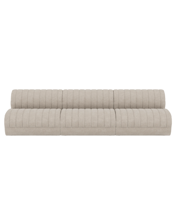 Muuto Coltre Modular Sofa 3 seater, config 1, Turf sand