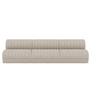 Coltre Modular Sofa 3 zitter, config 1, Turf sand