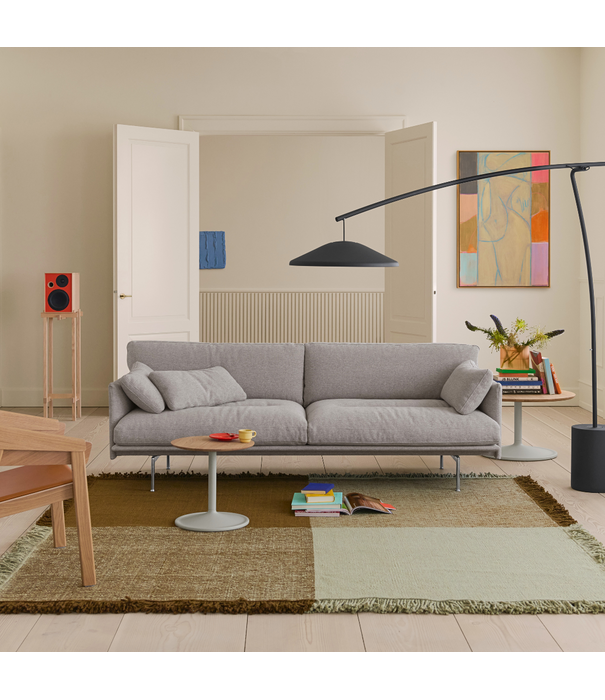 Muuto Verso Vloerkleed pale green, warm brown