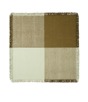 Verso Vloerkleed pale green, warm brown 258cm