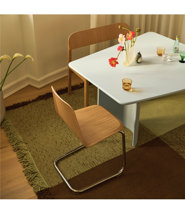 Muuto Verso Vloerkleed pale green, warm brown