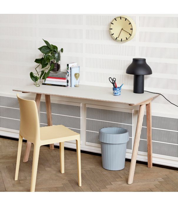 Hay  CPH 90 Bureau grijs linoleum, gelakt eiken