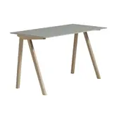 CPH 90 Bureau grijs linoleum, gelakt eiken