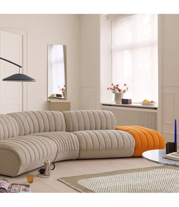 Muuto Coltre Ottoman D Module, Turf sand