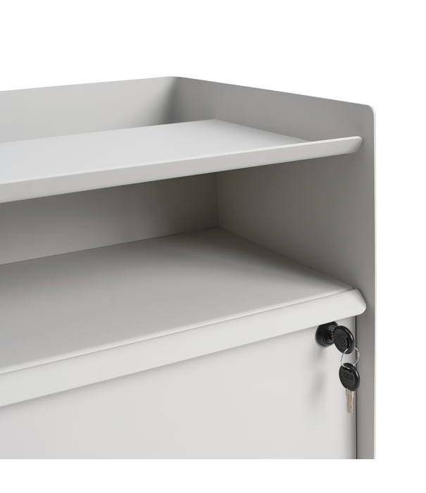 Muuto Folded Trolley, low closed - lade met slot