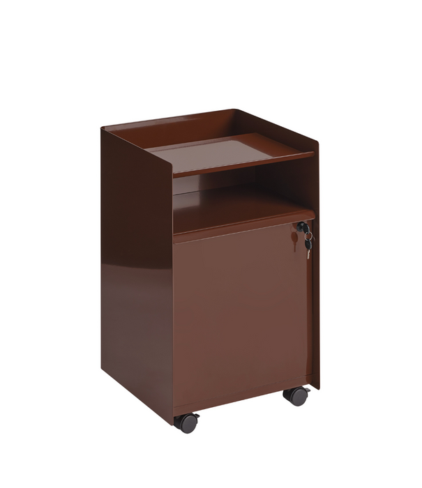 Muuto Folded Trolley, low closed - drawer w. lock