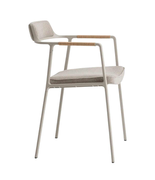 Vipp  711 Open Air Chair Meadow , light grey frame